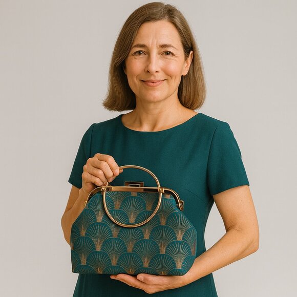 silk bag,evening bag, handmade bag, evening clutch,clutch bag, clutch purse - Picture 10 of 10